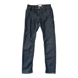 Reiss Jeans Mens Size 30R Stretch Cotton Denim Black/Dark Blue